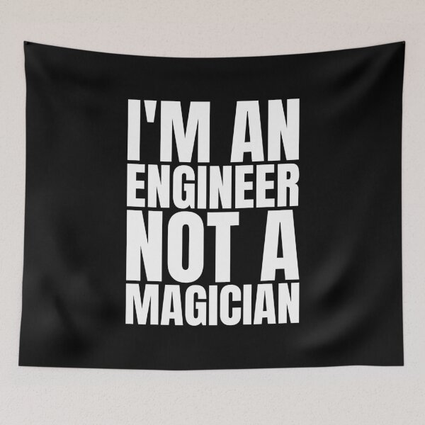 Item preview, I'm an engineer not a magician designed and sold by Dondonmart.