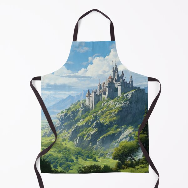 Item preview, Dragon Mountain Ancient Castle Green Valley Art designed and sold by GrinGalore.