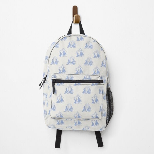 Item preview, Regencycore print - blue on cream designed and sold by LittleBettyMakes.