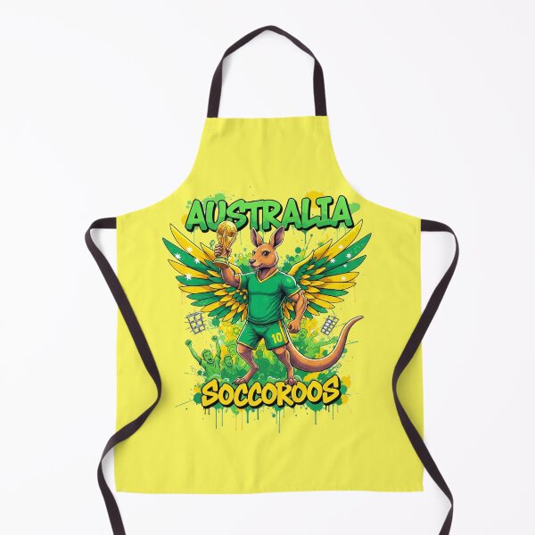 Item preview, Australia Socceroos 2026 World Cup - Winged Kangaroo Mascot designed and sold by Inkwell grove.