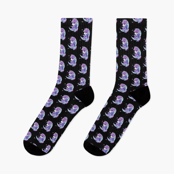 Item preview, Cute Kawaii Unicorn Fishing on Moon Galaxy Pastel Stars  designed and sold by stylishdzign.