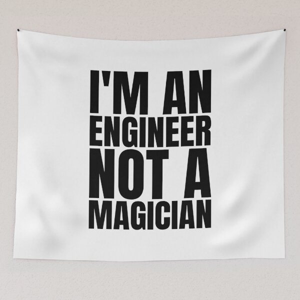 Item preview, I'm an engineer not a magician designed and sold by Dondonmart.