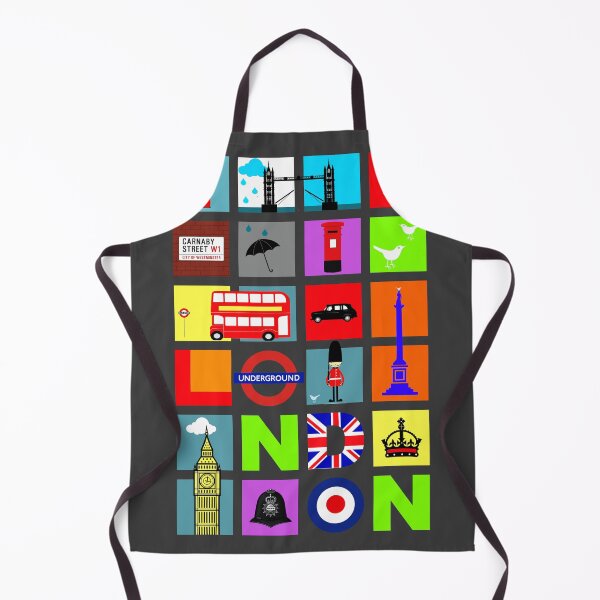 Item preview, London Icons Travel Poster designed and sold by rogue-design.