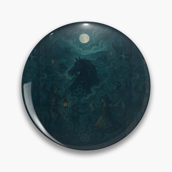 Item preview, Padstow Obby Oss Mystical Cornish Folklore Poster designed and sold by Virelo.