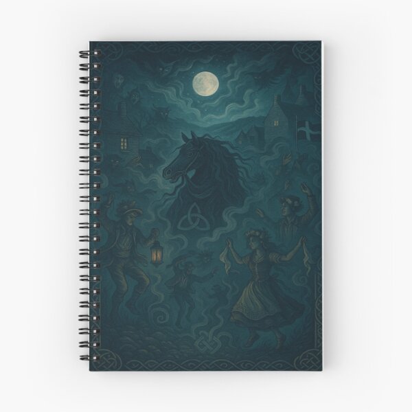 Item preview, Padstow Obby Oss Mystical Cornish Folklore Poster designed and sold by Virelo.