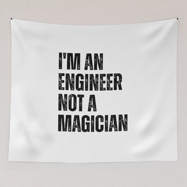 Item preview, I'm an engineer not a magician designed and sold by Dondonmart.