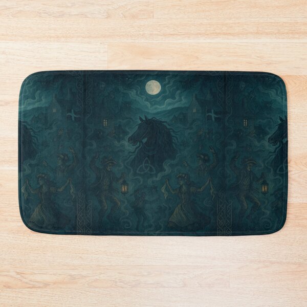 Item preview, Padstow Obby Oss Mystical Cornish Folklore Poster designed and sold by Virelo.