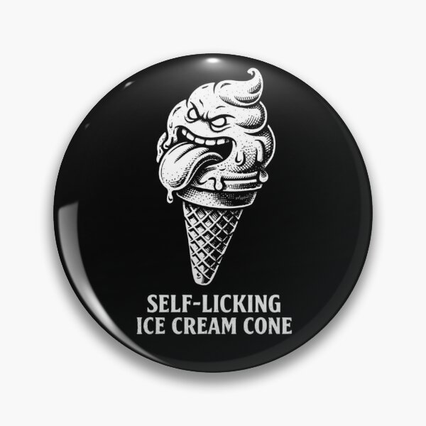 Item preview, Self-Licking Ice Cream Cone | Systems & Bureaucracy Humor Design designed and sold by RollFuzzy.