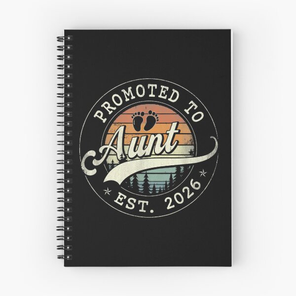 Item preview, Promoted To Aunt Est. 2026 New Aunt Expecting Family Gift designed and sold by salmzouriart.