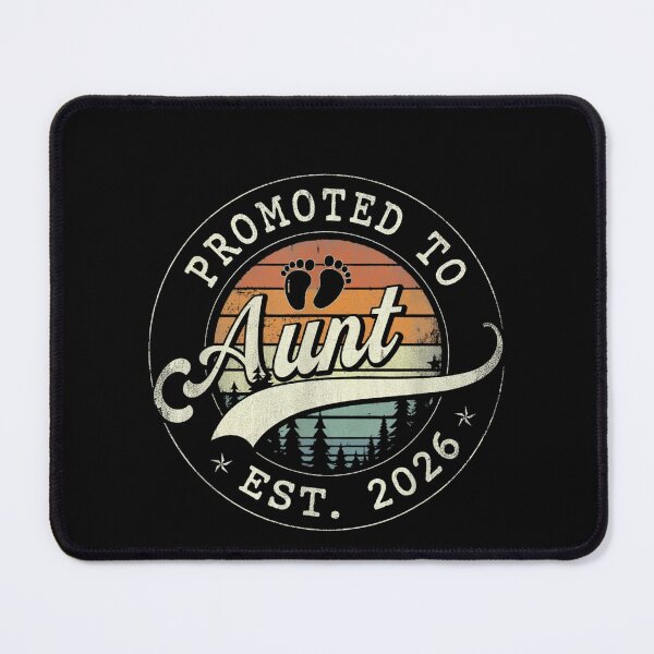 Item preview, Promoted To Aunt Est. 2026 New Aunt Expecting Family Gift designed and sold by salmzouriart.