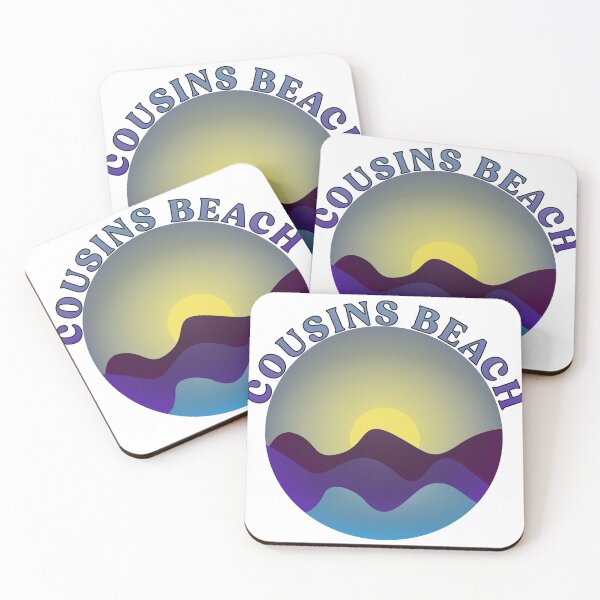 Item preview, Cousins Beach Abstract Sunset Design – Summer Vacation Family Trip Shirt designed and sold by PixelWaveBD.