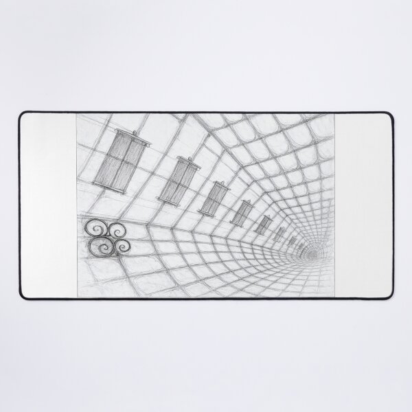 Item preview, Surreal Tunnel Perspective Sketch designed and sold by blankTeeShirt.