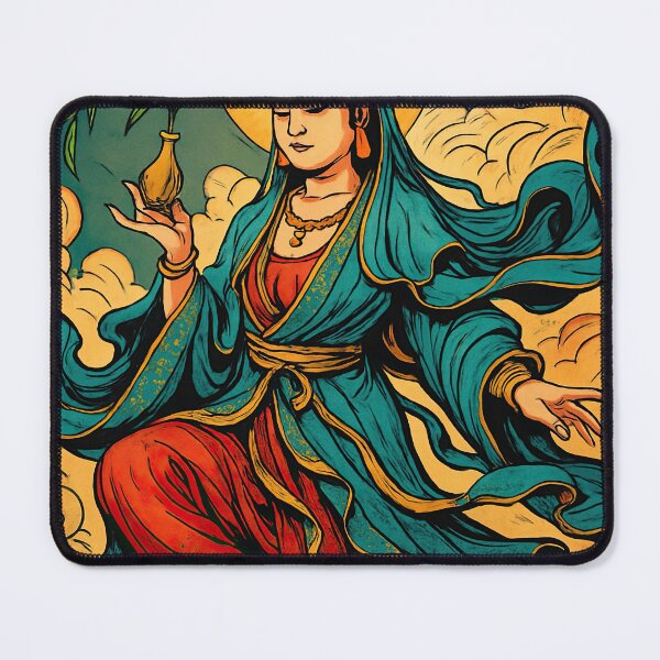 Item preview, Guanyin, Chinese bodhisattva | Comics stylCartoone -  designed and sold by ComicsFactory.