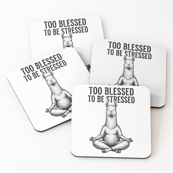 Artikelvorschau, Funny Christian Shirt – Too Blessed to Be Stressed | Faith & Calm Humor Design entworfen und verkauft von Frida-Kreativ.