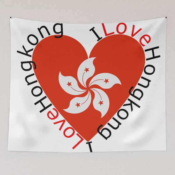 Item preview, I Love Hongkong  Heart designed and sold by TheIconSmith.