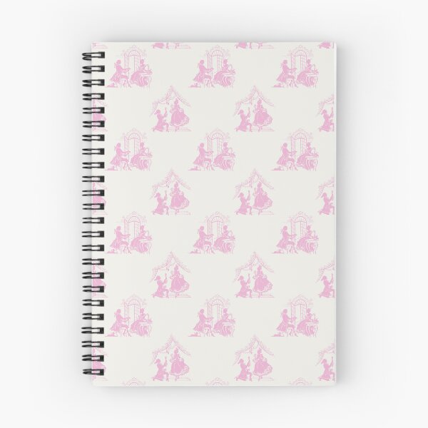 Item preview, Regencycore toile print - pink on cream designed and sold by LittleBettyMakes.