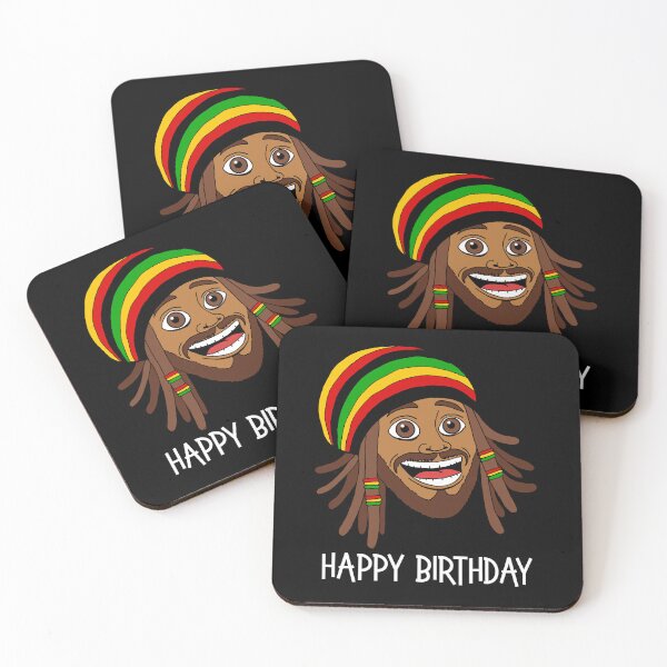 Item preview, Jamaican Rasta Birthday designed and sold by HotHibiscus.