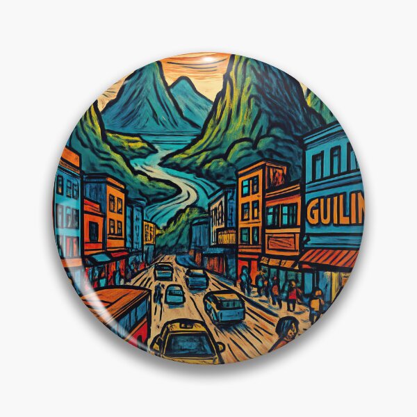 Item preview, Guilin, city | Comics stylCartoone -  designed and sold by ComicsFactory.