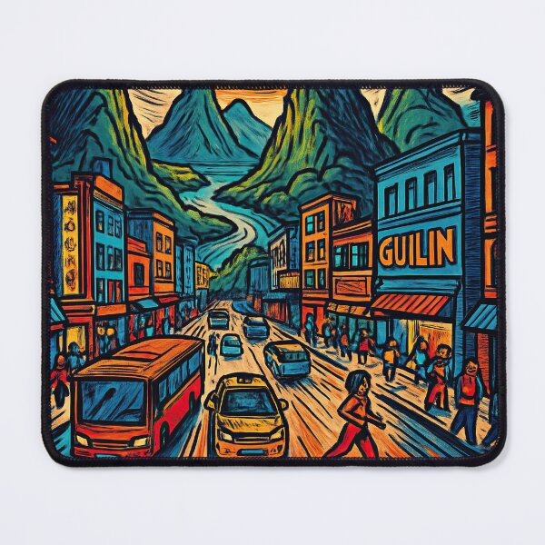 Item preview, Guilin, city | Comics stylCartoone - designed and sold by ComicsFactory.