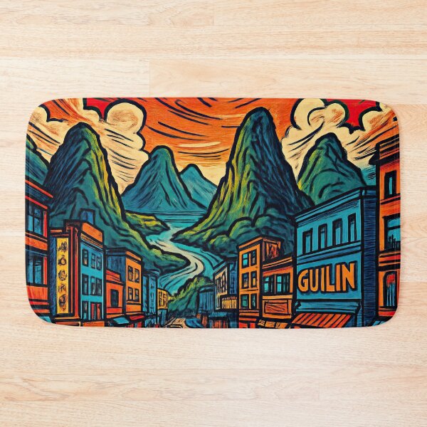 Item preview, Guilin, city | Comics stylCartoone -  designed and sold by ComicsFactory.