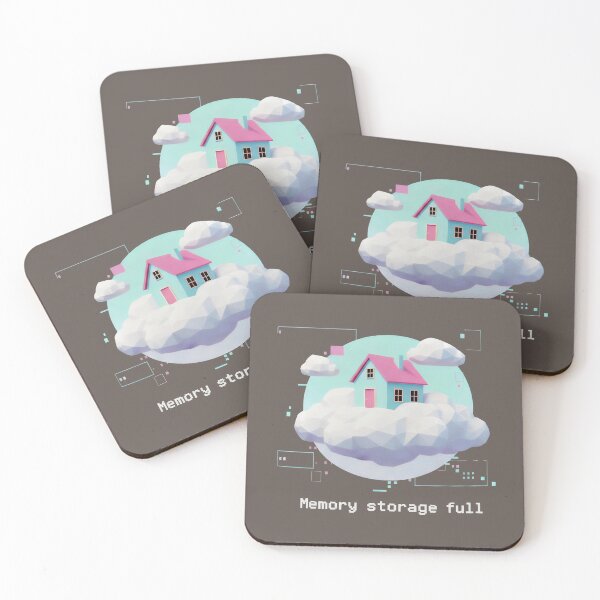 Item preview, Memory Storage Full - Cloudy Dream House Art designed and sold by SplashTastic.