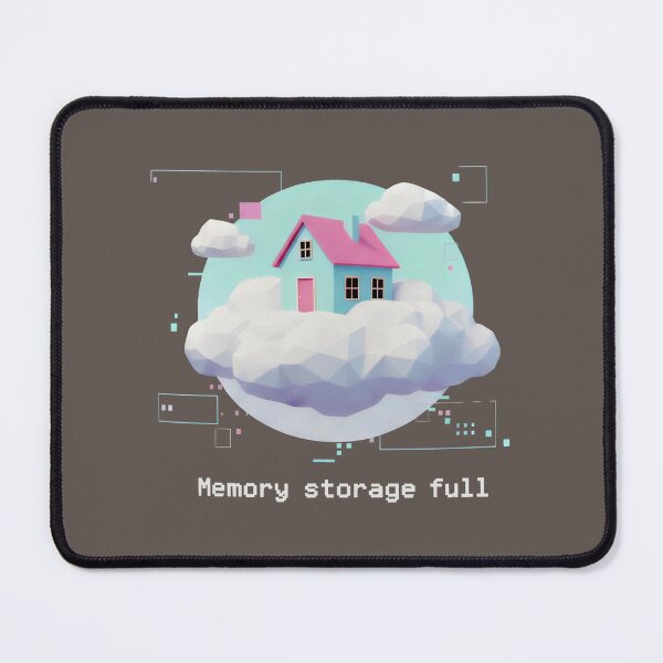 Item preview, Memory Storage Full - Cloudy Dream House Art designed and sold by SplashTastic.