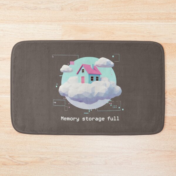 Item preview, Memory Storage Full - Cloudy Dream House Art designed and sold by SplashTastic.