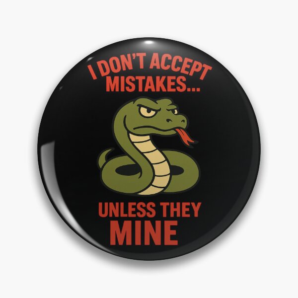 Item preview, Snake Dad Demanding Father Don't Accept Mistakes   designed and sold by Virelo.