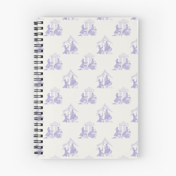 Item preview, Regencycore toile print - lilac on cream designed and sold by LittleBettyMakes.