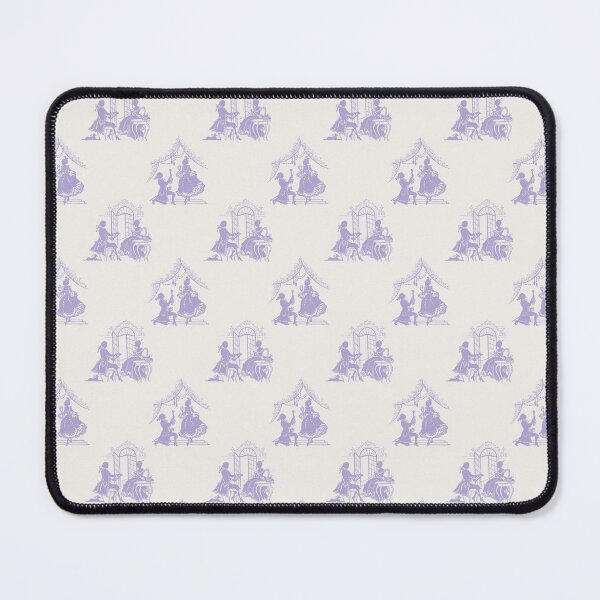 Item preview, Regencycore toile print - lilac on cream designed and sold by LittleBettyMakes.