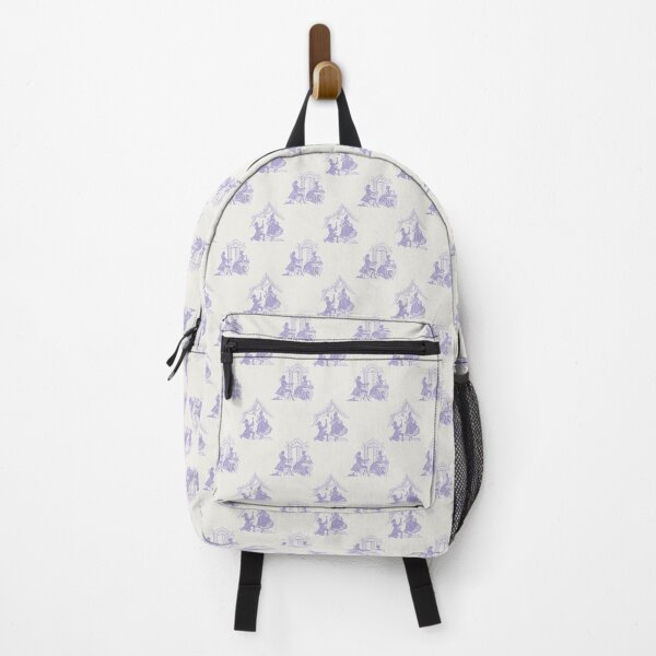 Item preview, Regencycore toile print - lilac on cream designed and sold by LittleBettyMakes.