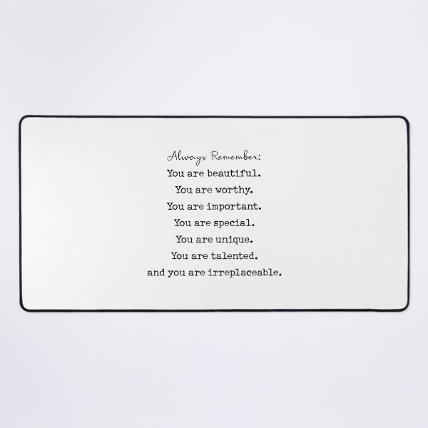 Item preview, always remember : You are beautiful designed and sold by corbrand.