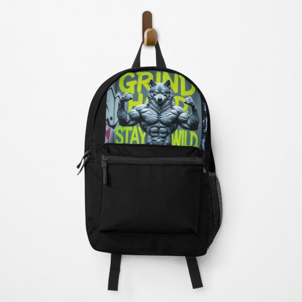 Item preview, Alpha Wolf Gym Motivation Sticker Bodybuilder Wolf Beast Mode Fitness Grind Strong Animal Workout Graphic for Hardcore Training Bodybuilding Fans | HD Premium Sticker designed and sold by MillionaireGenZ ⭐⭐⭐⭐⭐ (5.0).