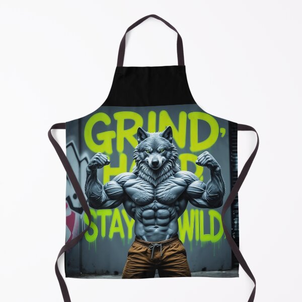 Item preview, Alpha Wolf Gym Motivation Sticker Bodybuilder Wolf Beast Mode Fitness Grind Strong Animal Workout Graphic for Hardcore Training Bodybuilding Fans | HD Premium Sticker designed and sold by MillionaireGenZ ⭐⭐⭐⭐⭐ (5.0).