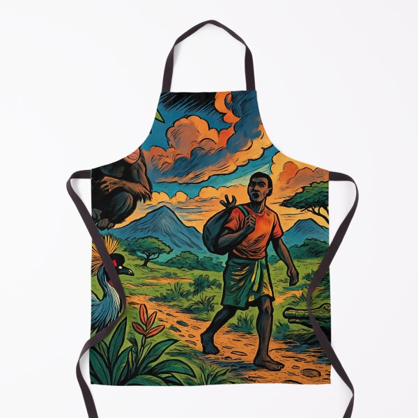 Item preview, Guinea landscape | Comics stylCartoone -  designed and sold by ComicsFactory.