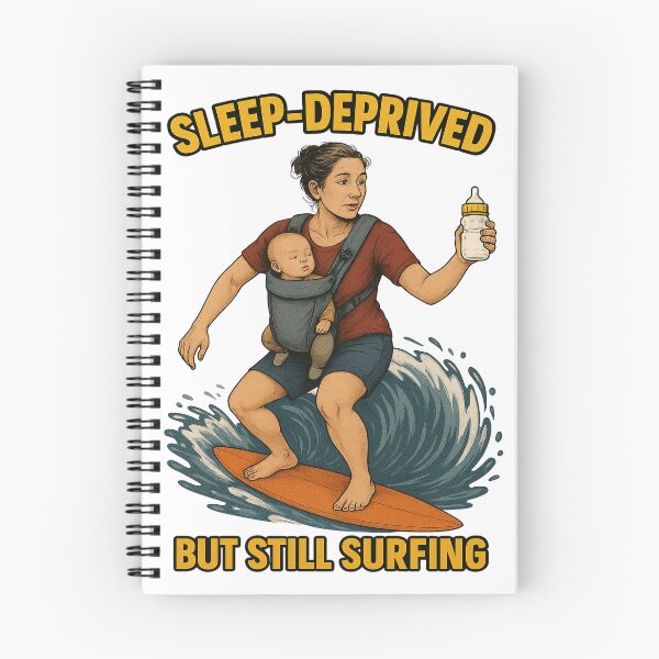 Item preview, Wake Surf Sleep Deprived Young Mum But Still Surfing designed and sold by Virelo.