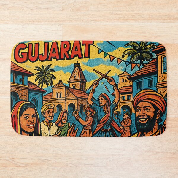 Item preview, Gujarat | Comics stylCartoone -  designed and sold by ComicsFactory.