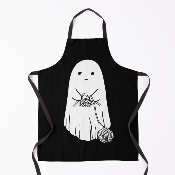 Item preview, Spooky Cute Knitting Ghost designed and sold by yrxclpbet35.