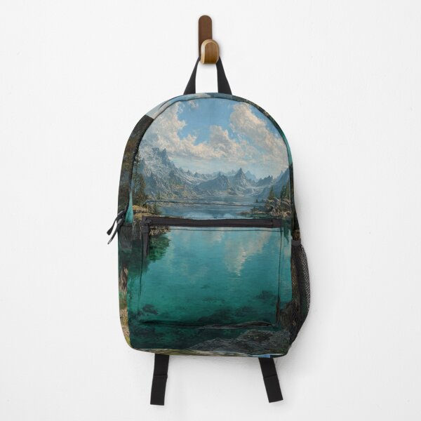 Item preview, High Lake of Dragon Mountain Forest Art designed and sold by GrinGalore.