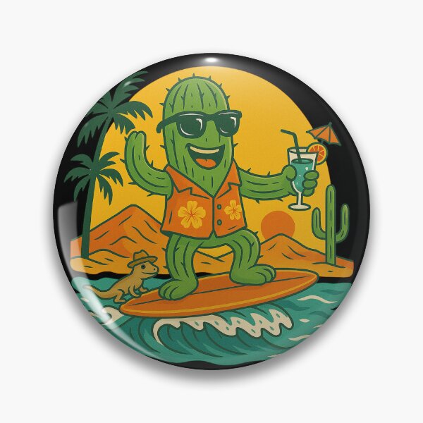 Item preview, Wake Surf Surfing Cactus designed and sold by Virelo.