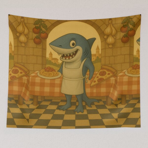 Item preview, Italian Brainrot Chef Surreal Meme Shark In Italy designed and sold by Virelo.