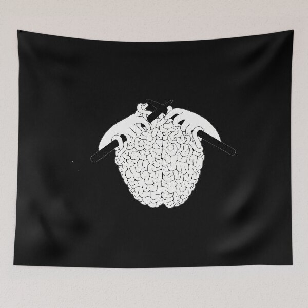 Item preview, Brain Knitting Nerd Humor designed and sold by yrxclpbet35.