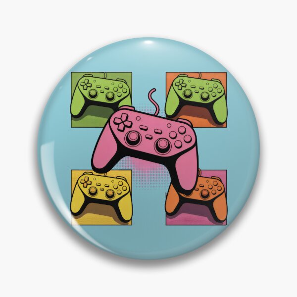 Item preview, Pop Art Retro Gaming Controller - Gamer Aesthetic designed and sold by SplashTastic.
