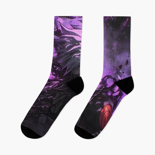 Item preview, Dark Anime Ninja Mage – Purple Energy Masked Warrior Art designed and sold by Dyan4.