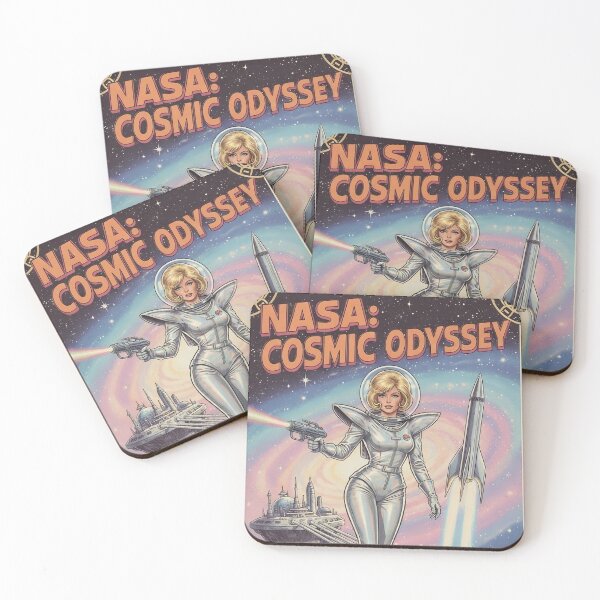 Item preview, NASA: Cosmic Odyssey Sci-Fi Print  designed and sold by KieranClegg.