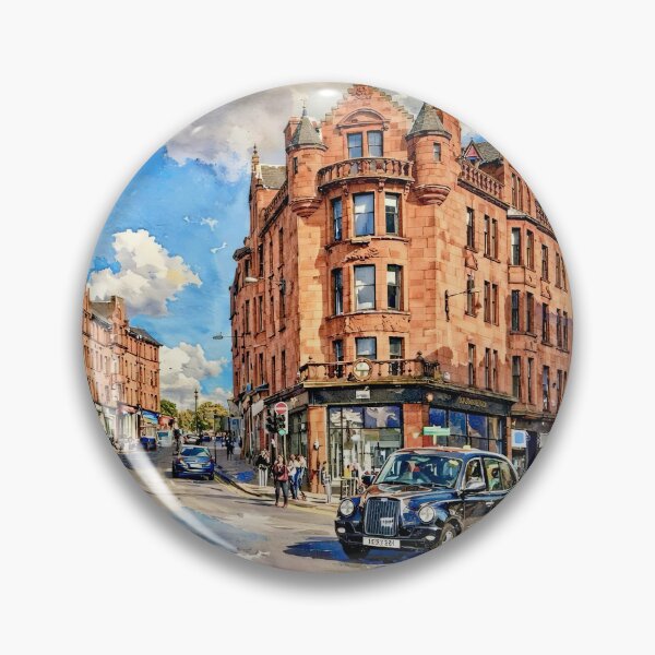 Item preview, High Street, Glasgow Watercolour  designed and sold by davidelder.