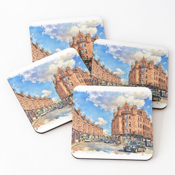 Item preview, High Street, Glasgow Watercolour designed and sold by davidelder.