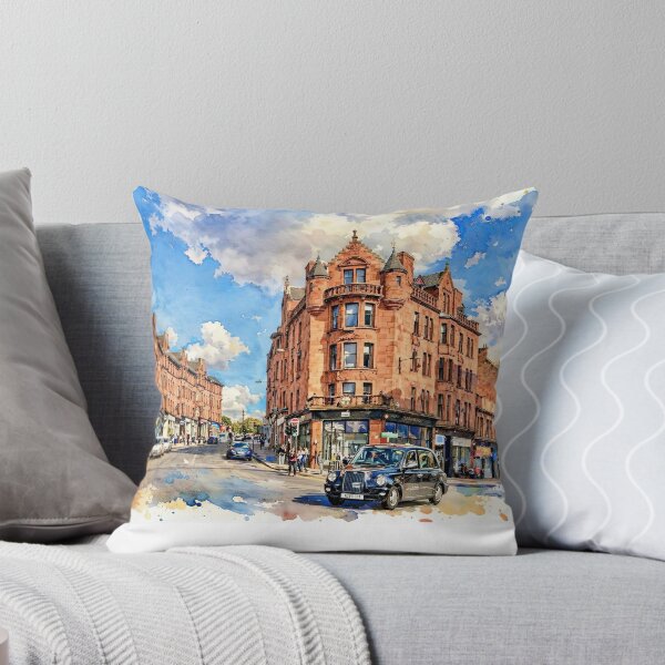 Item preview, High Street, Glasgow Watercolour  designed and sold by davidelder.