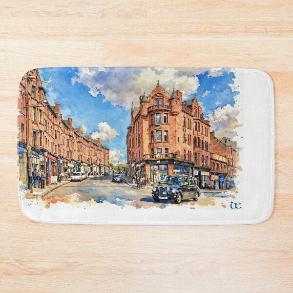 Item preview, High Street, Glasgow Watercolour  designed and sold by davidelder.