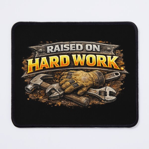 Item preview, Raised on Hard Work designed and sold by 2Guys2Hammers.